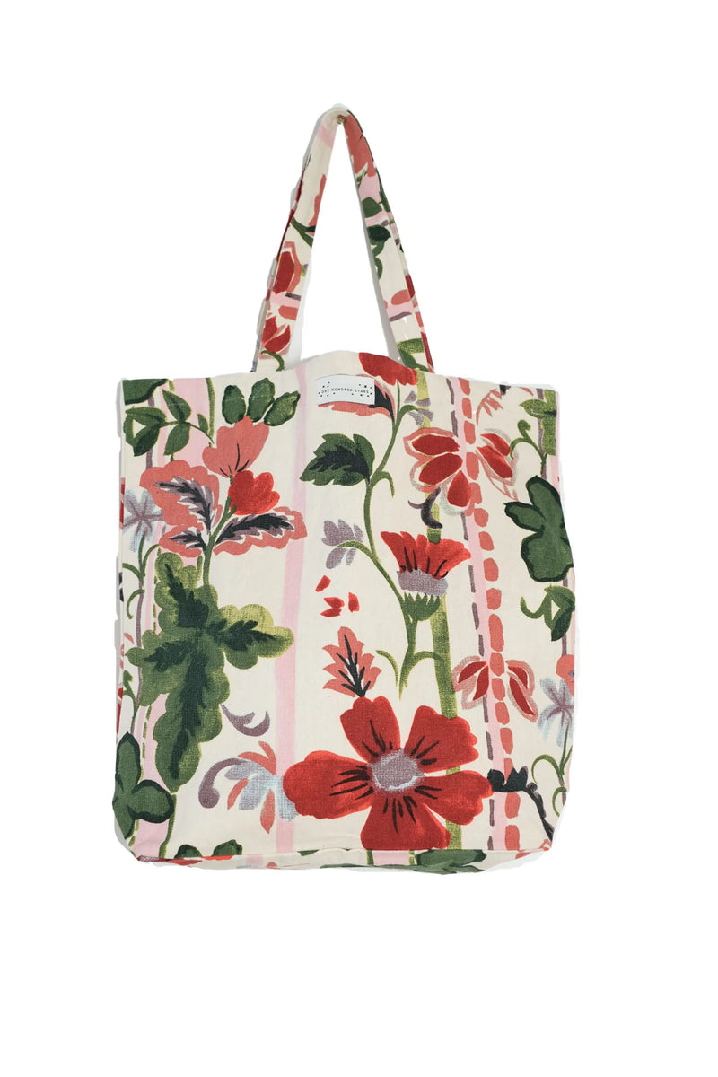 SMALL CANVAS CLUTCH MIDNIGHT POPPY