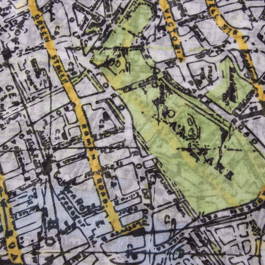 The London Map Scarf itsy Bitsy Boutique