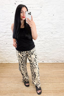 The Flossie Leopard Print Joggers
