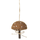Fabric Top Mushroom Hanging Decoration