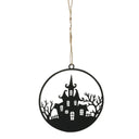 Black Metal Hanging Halloween Decoration