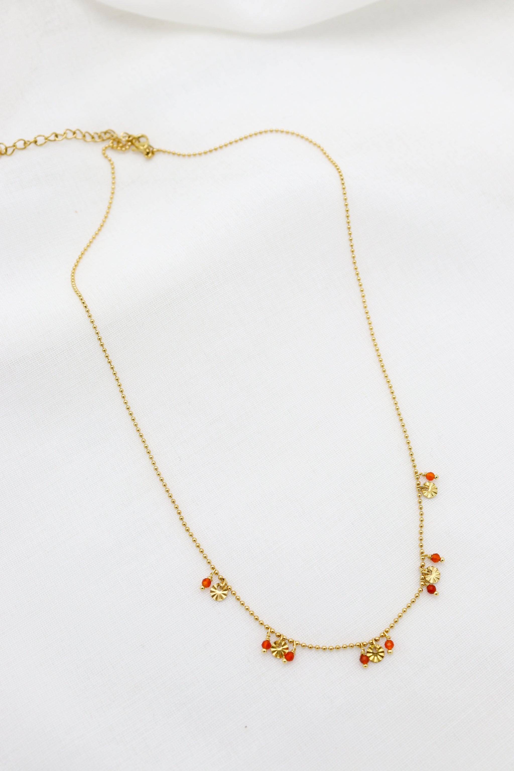 The Red Semi Precious Stone Necklace – itsy Bitsy Boutique