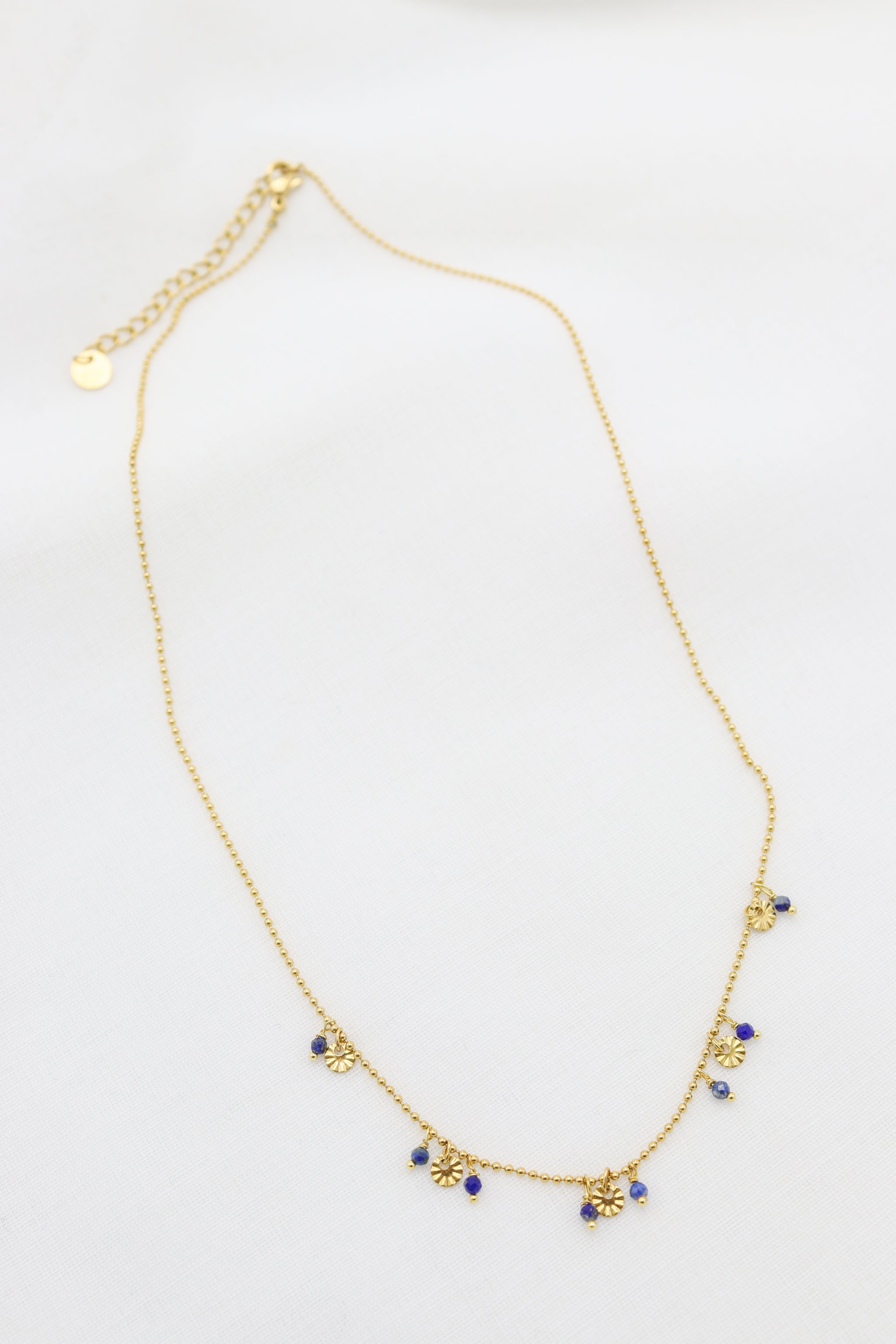 The Blue Semi Precious Stone Necklace – itsy Bitsy Boutique