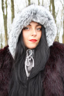 The Faux Fur Knitted Hood