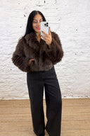 The Jagger Faux Fur Cropped Jacket
