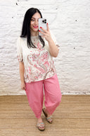 The Aveline Denim Cocoon Trousers
