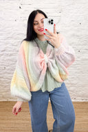 The Primrose Twist Bow Knit Jumper