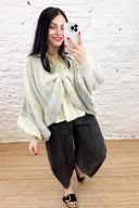 The Aveline Denim Cocoon Trousers