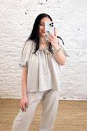 The Rayna Tie Detail Top