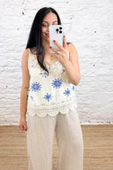 The Hyacinth Vest Top