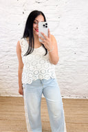 The Thea Crochet Vest Top