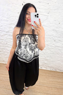 The Kizzie Scarf Top & Trouser Two Piece Set