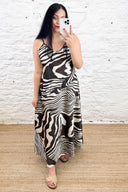 The Gracelyn Zebra Print Dress