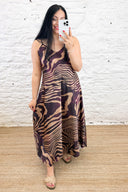 The Gracelyn Zebra Print Dress