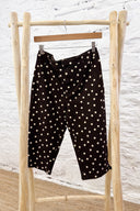 The Lulie Polka Dot Capri Jeans