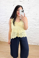 The Thea Crochet Vest Top