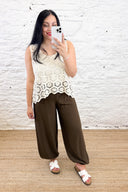 The Thea Crochet Vest Top