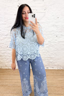 The Evelyn Crochet Top