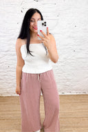 The Ollie Cotton Stripe Trousers