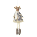 Mice in Floral Dress Hanging Decoration