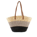 The Large Tote Stripe Straw Bag