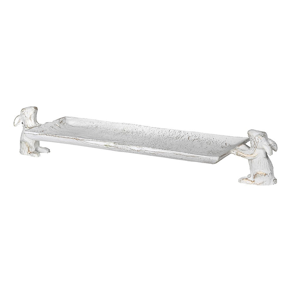 Pick up Only White Rabbits Holding Tray Itsy Bitsy Boutique Pick up only white rabbits holding tray itsy bitsy boutique